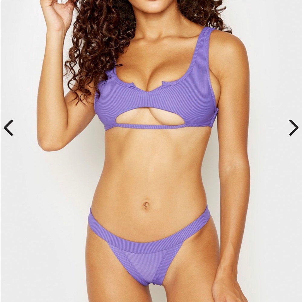 Frankies Bikinis Cole Bikini in Amethyst Medium